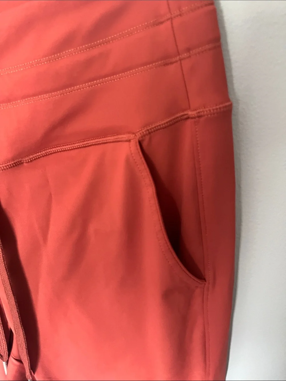 HALARA Burnt Orange Drawstring Jogger Pants